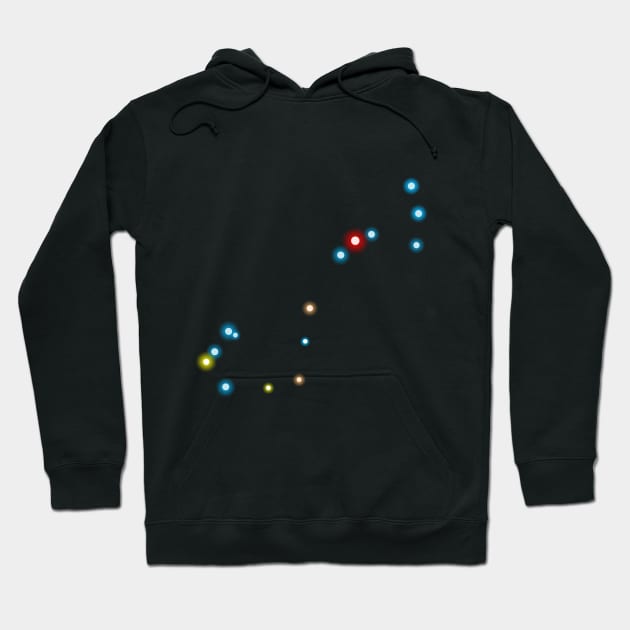 Constellation Scorpio (variant) Hoodie by GloopTrekker